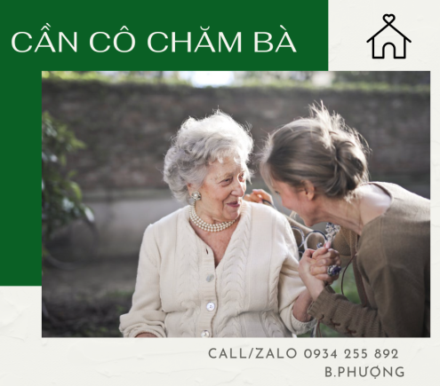 CẦN TÌM NGƯỜI CHĂM SÓC BÀ BỆNH LƯƠNG 9 TRIỆU